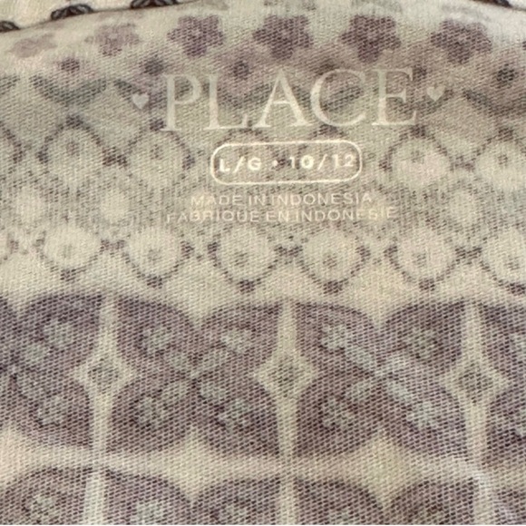 5/$15💥 Girl L 10/12 Dress Patterned Casual Lightweight Spring Summer - Picture 6 of 7